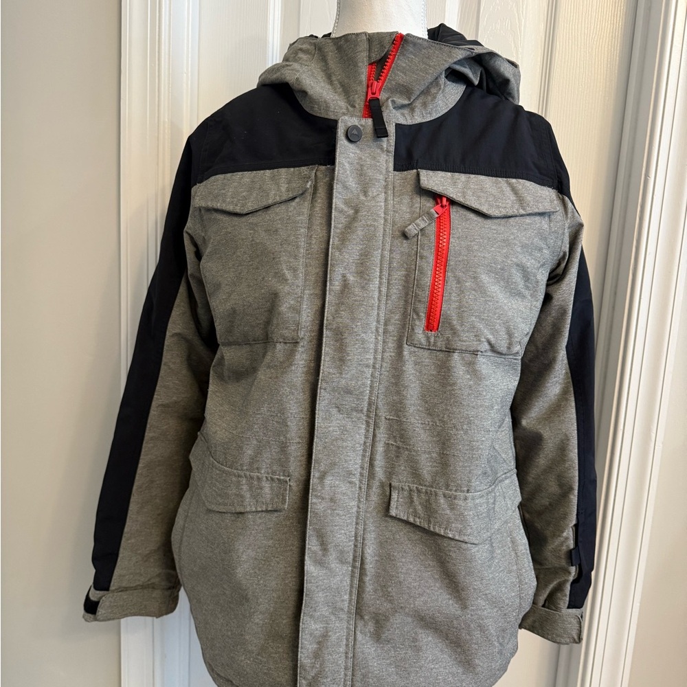 Burton Gray and Black Kids snowboarding Jacket